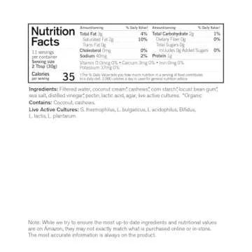 Forager Project Organic Sour Cream - Creamy & Dairy-Free