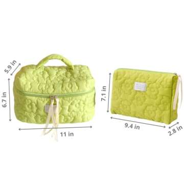 Stylish UNAGLAM Makeup Bag for Travel - Perfect Gift