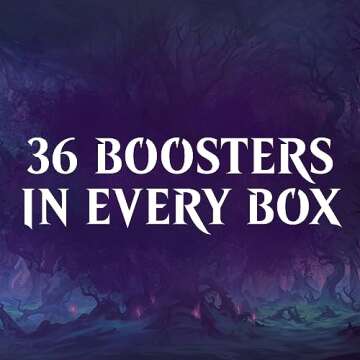 Magic The Gathering Wilds of Eldraine Draft Booster Box - 36 Packs (540 Magic Cards)