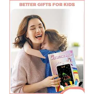 bravokids 10inch LCD Writing Tablet for Kids, Colorful Toddlers Toys Drawing Board, Educational Girl...