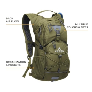 Teton Oasis 18L Hydration Pack Ideal for All Adventures