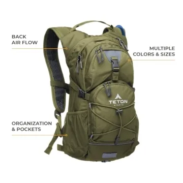 Teton Oasis 18L Hydration Pack Ideal for All Adventures