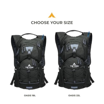 Teton Oasis 18L Hydration Pack Ideal for All Adventures
