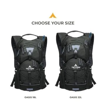 Teton Oasis 18L Hydration Pack Ideal for All Adventures