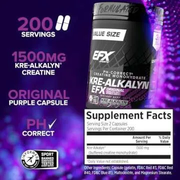 EFX Kre-Alkalyn EFX pH Correct Creatine Supplement