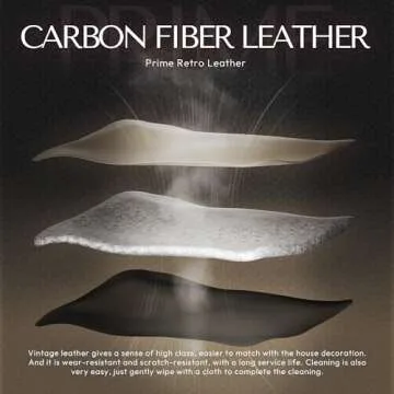 Dowinx Gaming Chair Office Desk Chair with Massage Lumbar Support, Vintage Style Armchair PU Leather E-Sports Gamer Chairs with Retractable Footrest (Ivory)