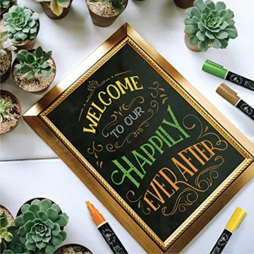 Vibrant LANA & LUCA Metallic Chalk Markers - 8 Pack