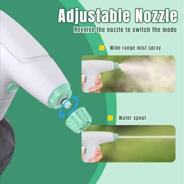 T TOVIA 1L Electric Plant Mister Spray Bottle for Indoor/Outdoor Plants, Electric Watering Can with ...