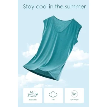 Womens Cap Sleeve V Neck T-Shirt Casual Loose Fit Basic Tshirts Tops