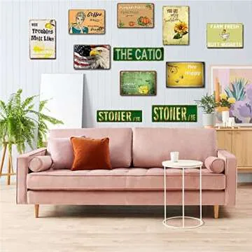 The Catio Slim Tin Sign Street Funny Metal Sign Wall Decor for Bedroom Farm Home Bar Garage Man Cave Wall Art Gift 4" by 16"