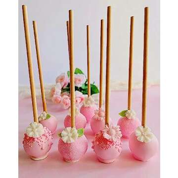 Pink Nonpareils Edible Pearls for Cake Decorating