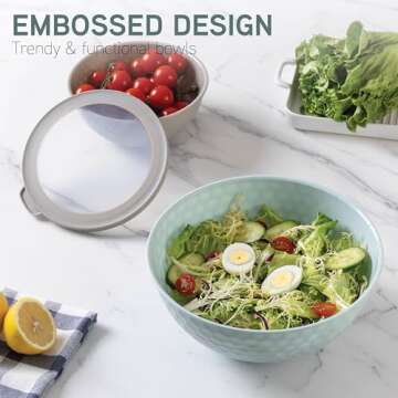 Buy COOK WITH COLOR Mixing Bowls Set - 12 Piece Nesting Bowls