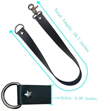 Stylish Black PU Leather Curtain Tiebacks for Home Decor