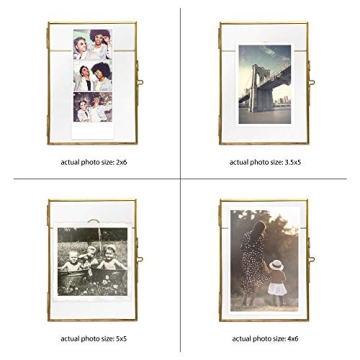 Isaac Jacobs Antique Gold Floating Frame for Photos