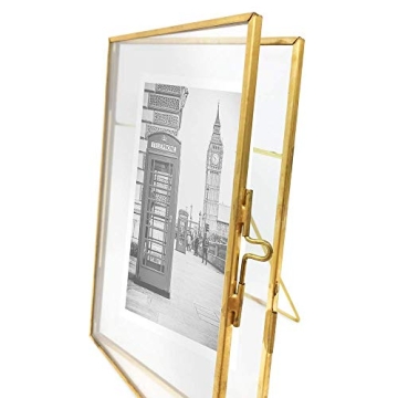 Isaac Jacobs Antique Gold Floating Frame for Photos
