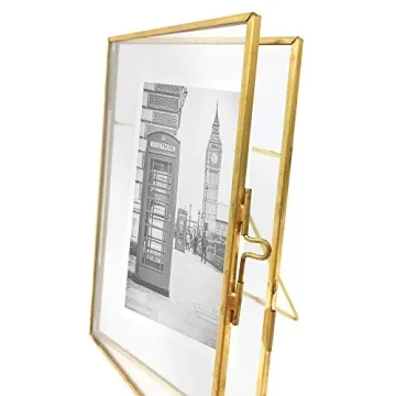 Isaac Jacobs Antique Gold Floating Frame for Photos