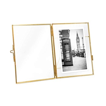 Isaac Jacobs Antique Gold Floating Frame for Photos