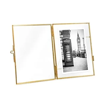 Isaac Jacobs Antique Gold Floating Frame for Photos