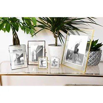 Isaac Jacobs Antique Gold Floating Frame for Photos