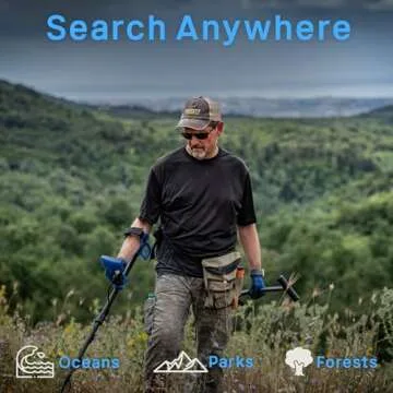 Garrett Vortex VX9 - Metal Detector for Adults Professional - MD-MF Technology - Waterproof to 16 ft, 8.5” x 11” Searchcoil, 7 Frequency Options, Three-Tiered Target ID Scales - Weighs 2.9 Pounds