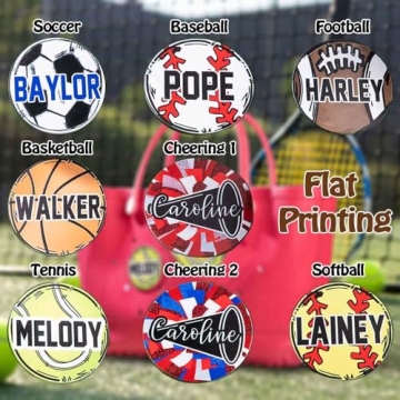 Personalized Sports Charms for Bags - Unique Gift Idea