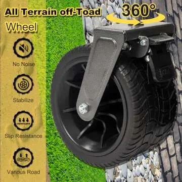 Foldable Wagon Cart with 500lbs Capacity for All Outdoors