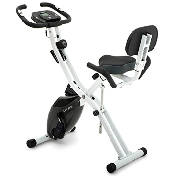 LANOS Home Exercise Bike - 2 in 1 Foldable & Quiet