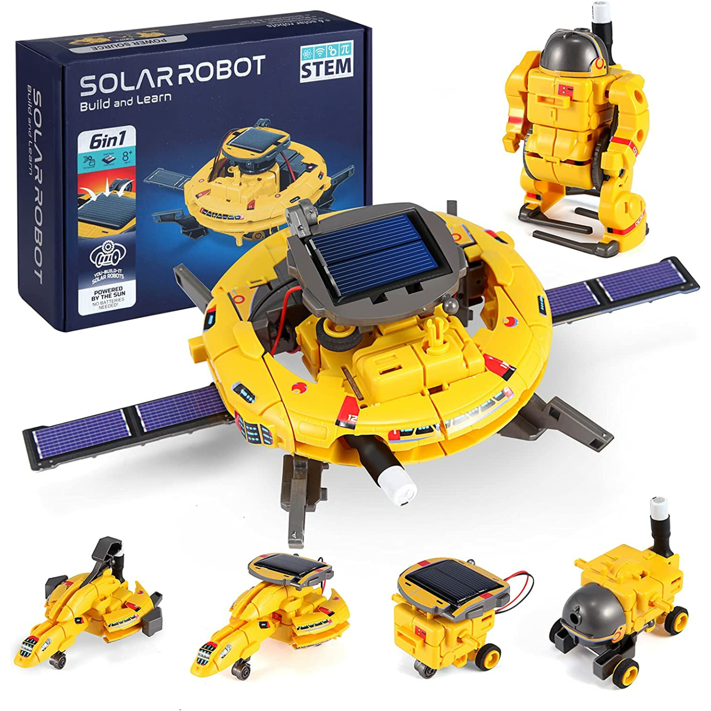 STEM Projects & Solar Robot Kits for Kids 8-14