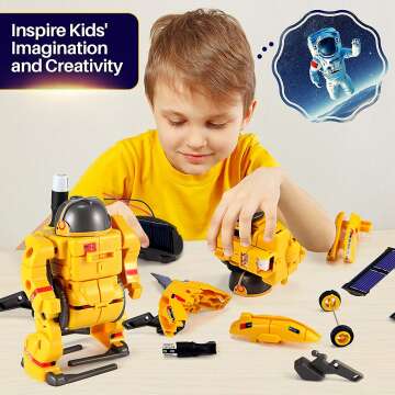 STEM Projects & Solar Robot Kits for Kids 8-14