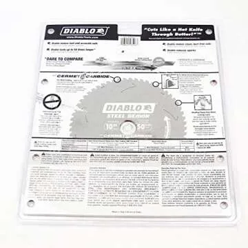 Freud D1050CF Diablo 10 in. x 50 Tooth Steel Demon Metal Cutting Saw Blade