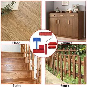 Wood Graining Tool Set for Realistic DIY Finishes