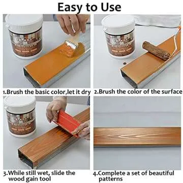 Wood Graining Tool Set for Realistic DIY Finishes