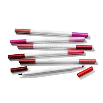 Undone Beauty Forever Lip 2-in-1 Stain and Precision Liner with Deep Enhancing Shade and Sheer Stain...