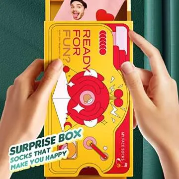 Custom Socks Personalized Funny Face on Socks Cute Customized Photo & Picture Unisex Crew Socks Novelty Gifts for Men Women