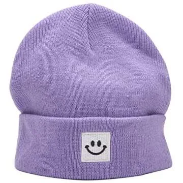 Shop 55CUBE Light Purple Baby Beanie for Winter Fun