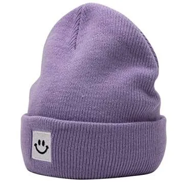 Shop 55CUBE Light Purple Baby Beanie for Winter Fun