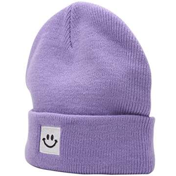 Shop 55CUBE Light Purple Baby Beanie for Winter Fun