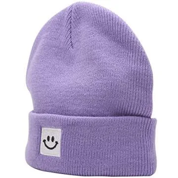 Shop 55CUBE Light Purple Baby Beanie for Winter Fun