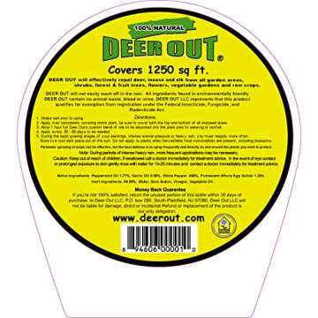 Deer Out 40oz Natural Deer Repellent for Gardens