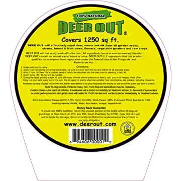 Deer Out 40oz Natural Deer Repellent for Gardens