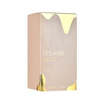 Lattafa Eclaire Eau de Parfum, Sweet Dessert-Inspired Scent