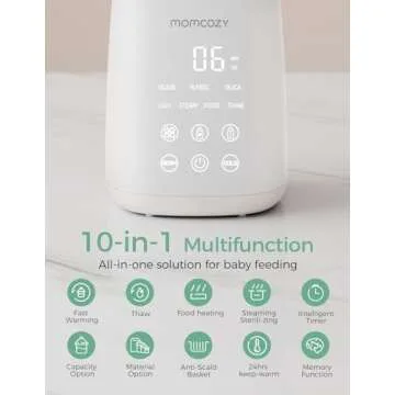 Momcozy Bottle Warmer for Fast and Safe Baby Feeding