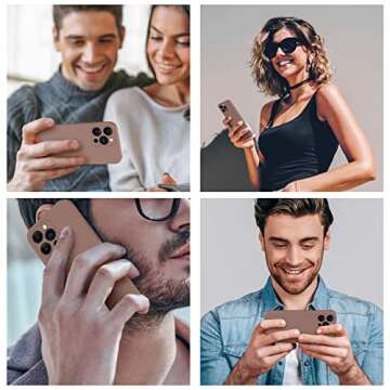 Cordking Designed for iPhone 13 Pro Case, Silicone Full Cover [Enhanced Camera Protection] Shockproo...