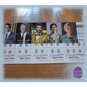 Cold Case Crackers Murder Mystery Game The Bloom Gala Case