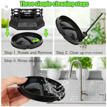 Bug Zapper Outdoor, Mosquito Zapper Outdoor, Electric Fly Zapper, Bug Zapper, Mosquito Killer, Fly Traps, 3 Prong Plug, Flying Insects Zapper Indoor Outdoor 90-130V, 4200V, ABS Plastic Outer (Black)