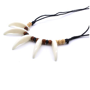 Scddboy Caveman Necklace for Cosplay and Theme Parties