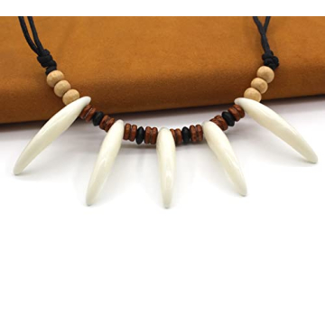 Scddboy Caveman Necklace for Cosplay and Theme Parties