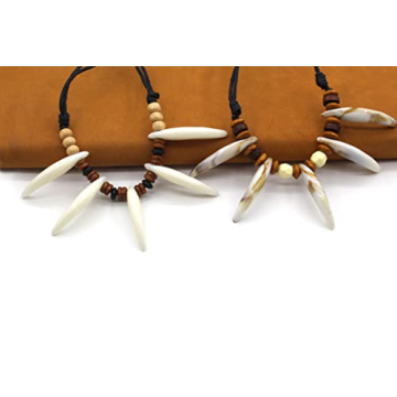 Scddboy Caveman Necklace for Cosplay and Theme Parties