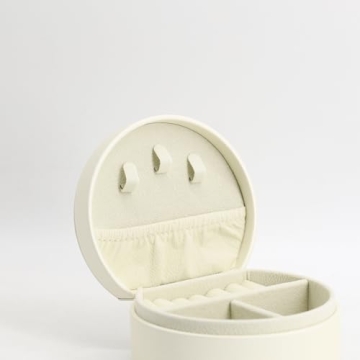 Travel Jewelry Case with Gold Monogram - Personalized