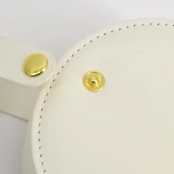 Travel Jewelry Case with Gold Monogram - Personalized